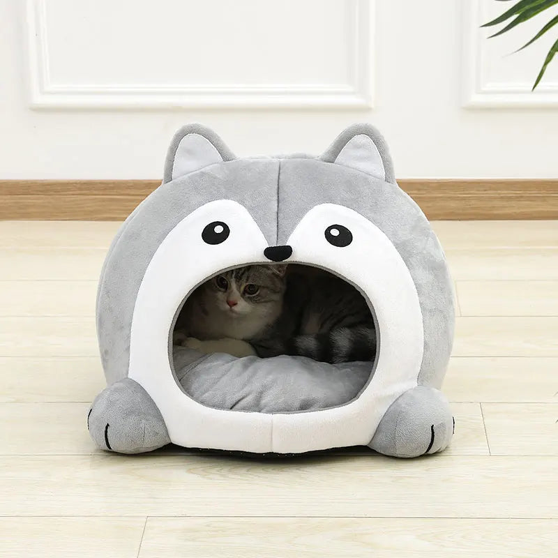 Very Soft Cat Bed Pet Basket Cat House Sofa Small Dog Lounger Cushion Kittens Cave Puppy Mat House Tent Bed Supplies For Cats