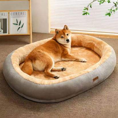 Pet Cat Dog Bed Cozy Square Plush