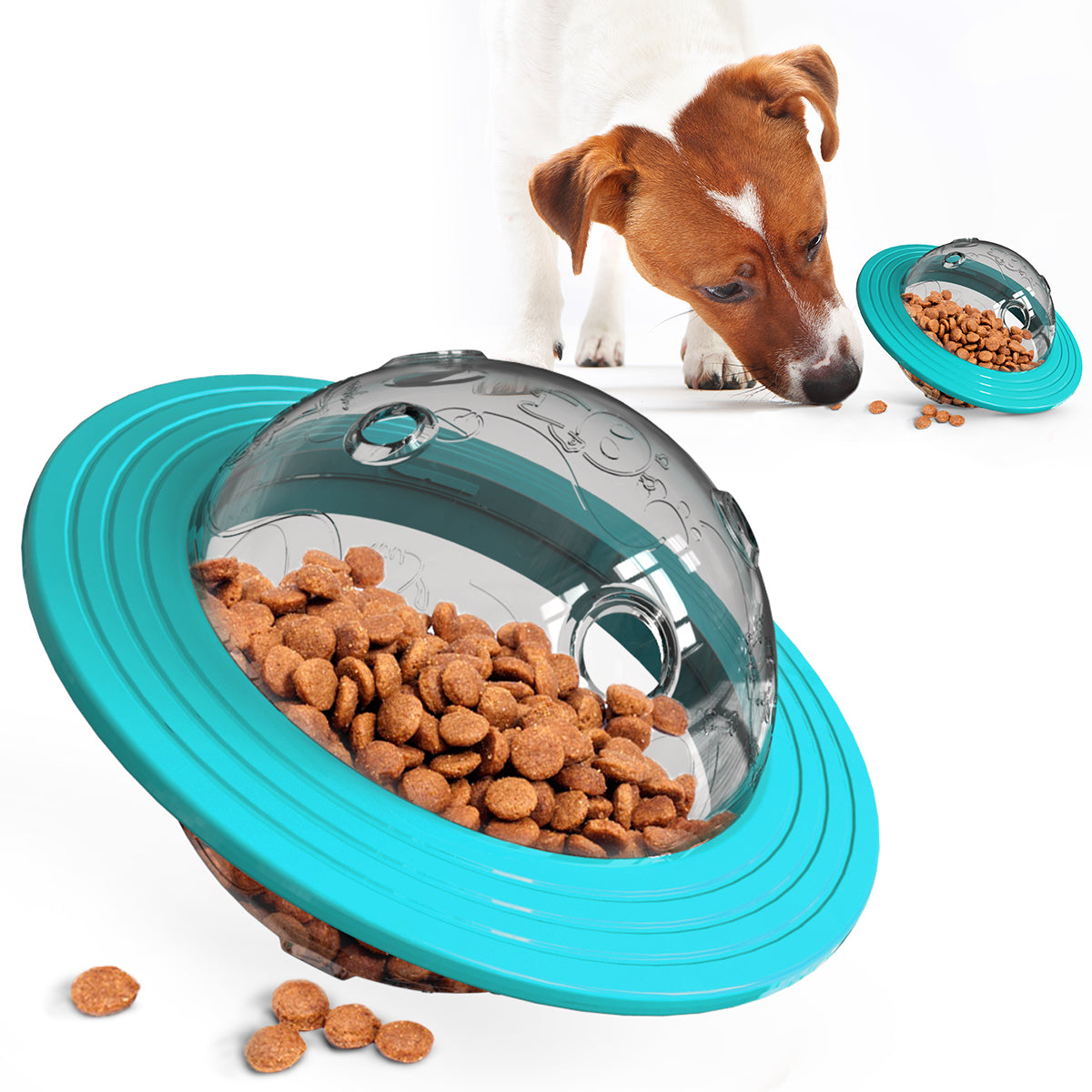 Dog Interactive Food Leaking Dispensing