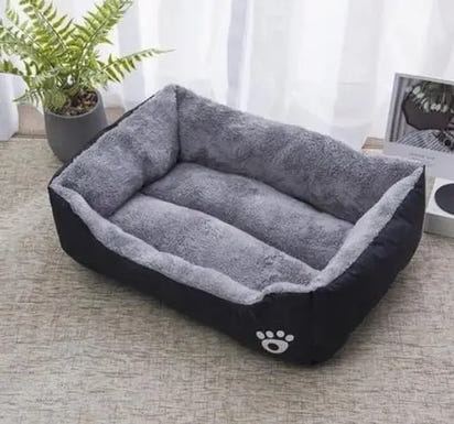 Pet Cat Dog Bed Cozy Square Plush
