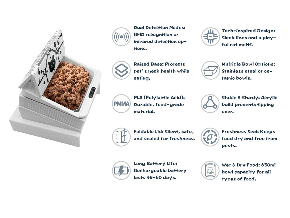 Cat Automatic Feeder Smart Infrared