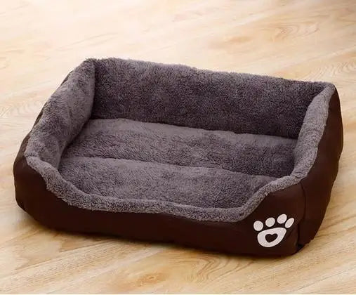 Pet Cat Dog Bed Cozy Square Plush