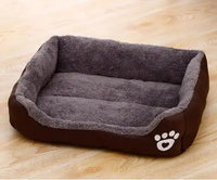 Pet Cat Dog Bed Cozy Square Plush