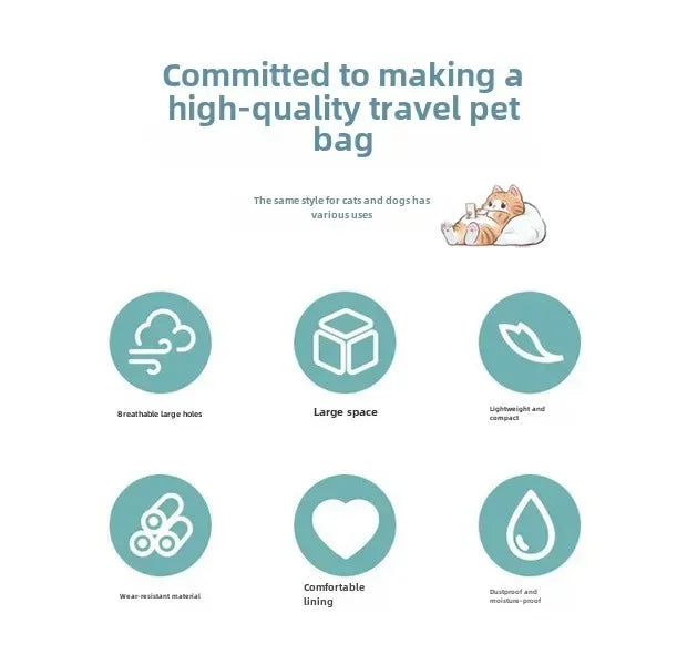 Pet Outing Portable Cat Dogs Handbag