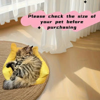 Cat Sofa Bed with Cartoon Design,