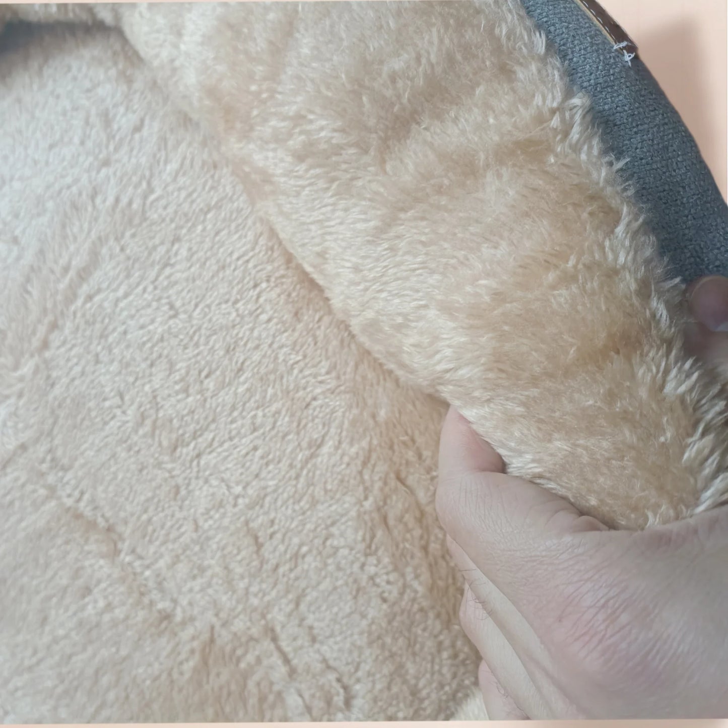 Pet Cat Dog Bed Cozy Square Plush