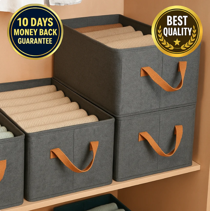 WardrobeBox™ Compact Foldable Organisers